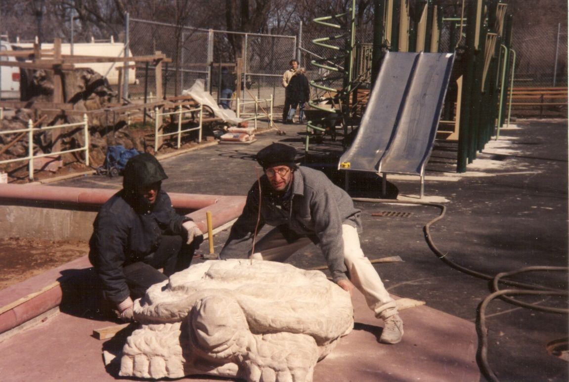 Stage 5 — refining surfaces and joints.